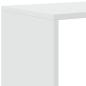 Preview: Raumteiler-Bücherregal 3 Stufen Weiß 123x29x123cm Holzwerkstoff