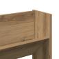Preview: Wand-Schuhregal Artisan-Eiche 80x18x60 cm Holzwerkstoff