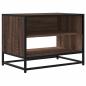 Preview: TV-Schrank Braun Eichen-Optik 61x40x46 cm Holzwerkstoff Metall