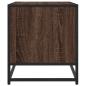 Preview: TV-Schrank Braun Eichen-Optik 61x40x46 cm Holzwerkstoff Metall