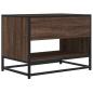 Preview: TV-Schrank Braun Eichen-Optik 61x40x46 cm Holzwerkstoff Metall