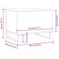 Preview: Couchtisch Altholz-Optik 60x44,5x45 cm Holzwerkstoff