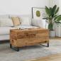 Preview: ARDEBO.de - Couchtisch Altholz-Optik 90x44,5x45 cm Holzwerkstoff