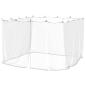Preview: Moskitonetz Indoor Outdoor 156 Mesh Weiß 300x300x200 cm
