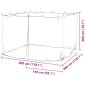 Preview: Moskitonetz Indoor Outdoor 156 Mesh Weiß 300x300x200 cm