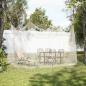 Preview: ARDEBO.de - Moskitonetz Indoor Outdoor 156 Mesh Weiß 300x300x250 cm