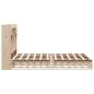 Preview: Massivholzbett mit Regal ohne Matratze 160x200 cm Kiefernholz