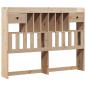 Preview: Massivholzbett mit Regal ohne Matratze 160x200 cm Kiefernholz