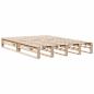 Preview: Massivholzbett mit Regal ohne Matratze 160x200 cm Kiefernholz