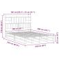 Preview: Massivholzbett mit Regal ohne Matratze Wachsbraun 160x200 cm