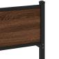 Preview: Metallbett ohne Matratze Braun Eichen-Optik 160x200 cm