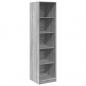 Preview: Kleiderschrank Grau Sonoma 50x50x200 cm Holzwerkstoff