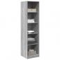 Preview: Kleiderschrank Grau Sonoma 50x50x200 cm Holzwerkstoff
