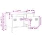 Preview: TV-Schrank Anthrazit 68x39x43,5 cm Kaltgewalzter Stahl