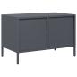 Preview: TV-Schrank Anthrazit 68x39x43,5 cm Kaltgewalzter Stahl