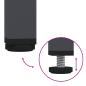 Preview: TV-Schrank Anthrazit 68x39x43,5 cm Kaltgewalzter Stahl