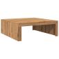 Preview: Couchtisch Artisan-Eiche 100x100x35 cm Holzwerkstoff