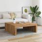 Preview: Couchtisch Artisan-Eiche 100x100x35 cm Holzwerkstoff