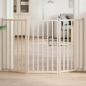 Preview: ARDEBO.de - 3-tlg. Hundetor Faltbar 150 cm Massivholz Tanne
