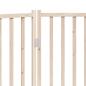 Preview: 3-tlg. Hundetor Faltbar 150 cm Massivholz Tanne