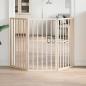 Preview: ARDEBO.de - 3-tlg. Hundetor Faltbar 150 cm Pappelholz