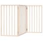 Preview: 3-tlg. Hundetor Faltbar 150 cm Pappelholz