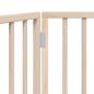 Preview: 3-tlg. Hundetor Faltbar 150 cm Pappelholz