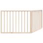 Preview: 2-tlg. Hundetor Faltbar 160 cm Pappelholz