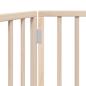 Preview: 2-tlg. Hundetor Faltbar 160 cm Pappelholz