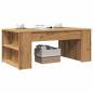 Preview: ARDEBO.de - Couchtisch Artisan-Eiche 102x55x42 cm Holzwerkstoff