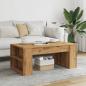 Preview: Couchtisch Artisan-Eiche 102x55x42 cm Holzwerkstoff