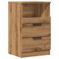 Preview: Nachttisch Artisan-Eiche 40x36x65 cm Holzwerkstoff
