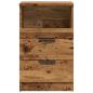 Preview: Nachttisch Altholz-Optik 40x36x65 cm Holzwerkstoff