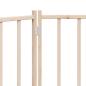Preview: 2-tlg. Hundetor Faltbar 160 cm Massivholz Tanne