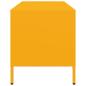 Preview: TV-Schrank Senfgelb 101,5x39x43,5 cm Kaltgewalzter Stahl