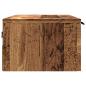 Preview: Wandschrank Altholz-Optik 68x30x20 cm Holzwerkstoff