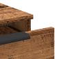 Preview: Wandschrank Altholz-Optik 68x30x20 cm Holzwerkstoff