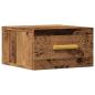Preview: Wand-Nachttisch Altholz-Optik 35x35x20 cm
