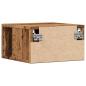 Preview: Wand-Nachttisch Altholz-Optik 35x35x20 cm