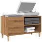 Preview: ARDEBO.de - Plattenschrank Artisan-Eiche 84,5x38x48 cm Holzwerkstoff