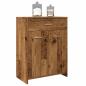 Preview: ARDEBO.de - Badschrank Altholz-Optik 60x33x80 cm Holzwerkstoff