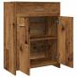Preview: Badschrank Altholz-Optik 60x33x80 cm Holzwerkstoff