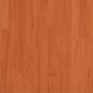 Preview: Massivholzbett mit Regal ohne Matratze Wachsbraun 140x200 cm