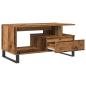 Preview: Couchtisch Altholz-Optik 90x49x45 cm Holzwerkstoff