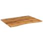 Preview: ARDEBO.de - Schreibtischplatte mit Aussparung 110x80x2,5cm Massivholz Mango