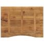 Preview: Schreibtischplatte mit Aussparung 110x80x2,5cm Massivholz Mango