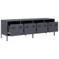 Preview: TV-Schrank Anthrazit 135x39x43,5 cm Kaltgewalzter Stahl