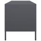 Preview: TV-Schrank Anthrazit 135x39x43,5 cm Kaltgewalzter Stahl