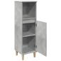Preview: Badschrank Betongrau 30x30x100 cm Holzwerkstoff