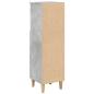 Preview: Badschrank Betongrau 30x30x100 cm Holzwerkstoff